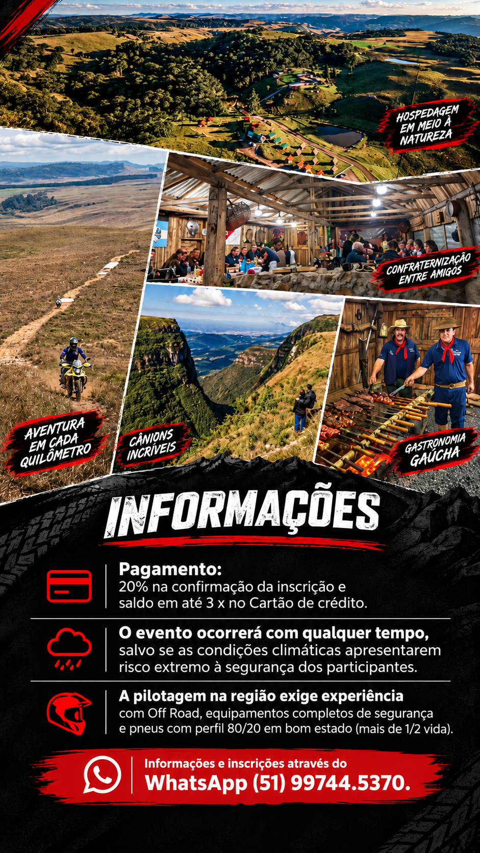 Informações e condições do Desafio do Cambajuva